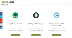 Desktop Screenshot of pm-training.net